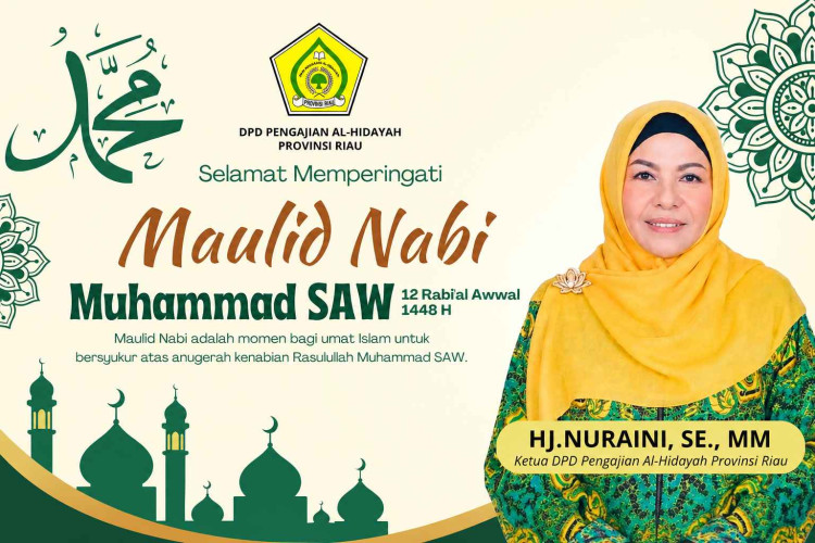DPD Pengajian Al-Hidayah Riau Sampaikan Ucapan Selamat Memperingati Maulid Nabi Muhammad SAW